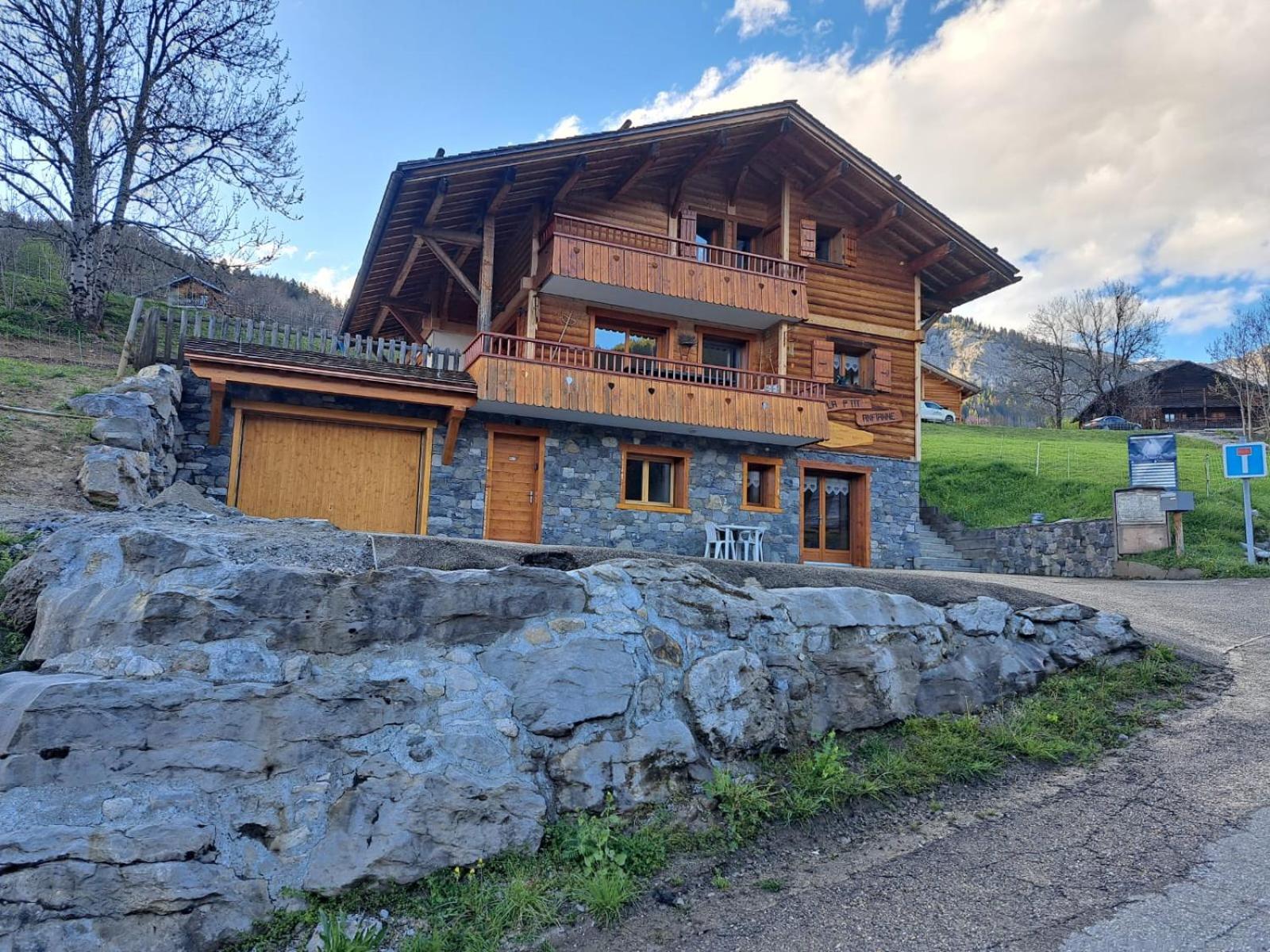 Appartement Cosy Face Aux Aravis Le Grand-Bornand Exterior foto